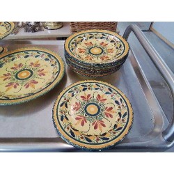 ASSIETTE HENRIOT QUIMPER MOTIF FLORAL 