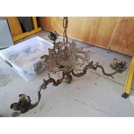SUSPENTION EN BRONZE ART NOUVEAU 