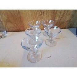 LOT DE 5 VERRES A LIQUEUR 