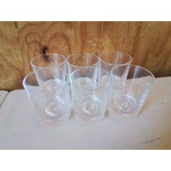 LOT DE 6 VERRES A LIQUEUR 
