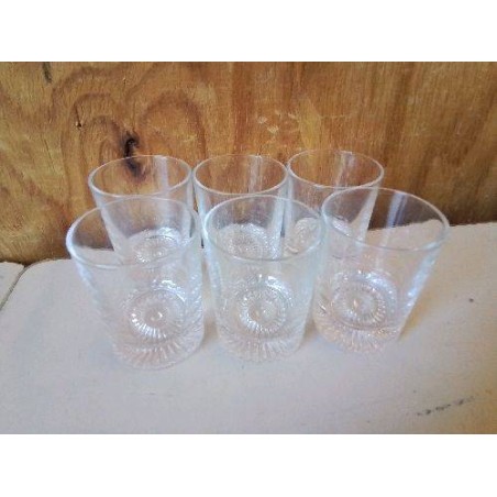 LOT DE 6 VERRES A LIQUEUR 