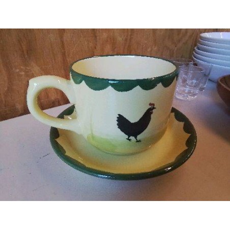 TASSE A THE AVEC SOUCOUPE 