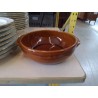 PLAT EN TERRE CUITE MARRON 
