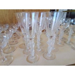 VERRE EN CRISTAL PIED VENUS 