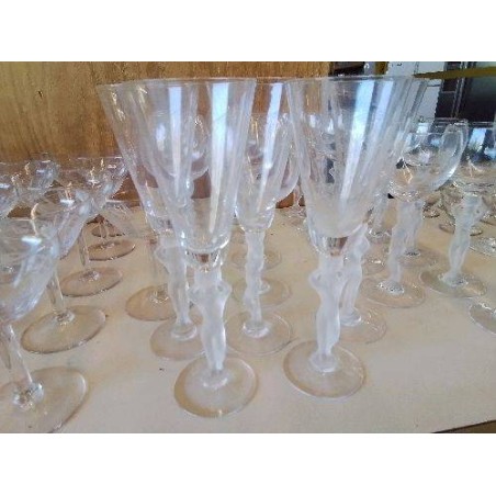 VERRE EN CRISTAL PIED VENUS 