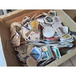 LOT DE 10 DESSOUS DE VERRE PUBLICITAIRE