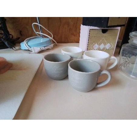 ENSEMBLE DE 4 PETITE TASSES A EXPRESSO