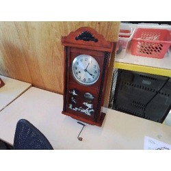 HORLOGE MURALE POLARIS MOTIF HERON 