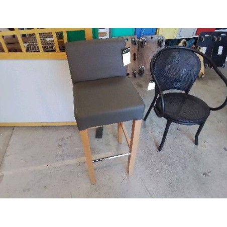 TABOURET HAUT EN SIMILICUIR 