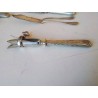 MANCHE A GIGOT EN METAL ARGENTÉ 