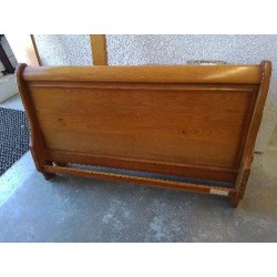 BOIS DE LIT STYLE LOUIS PHILIPPE EN PIN