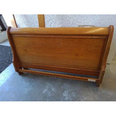 BOIS DE LIT STYLE LOUIS PHILIPPE EN PIN