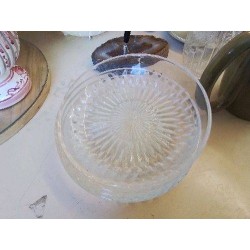 LOT DE 4 RAMEQUIN EN VERRE