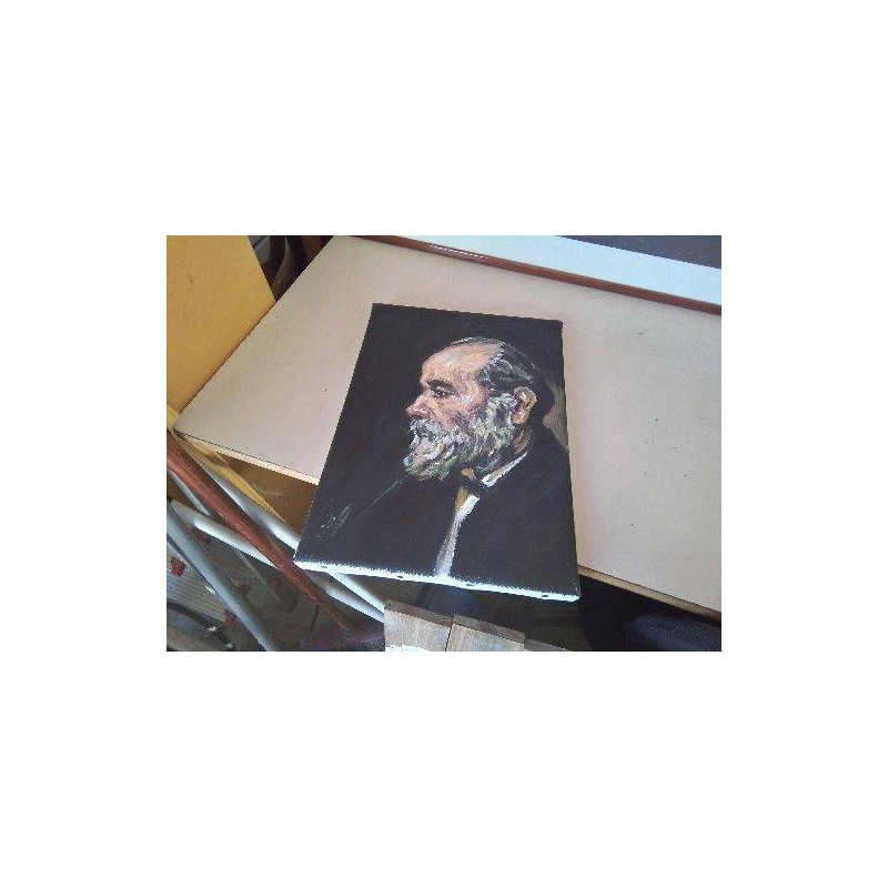 REPRO ACRYLIQUE SUR TOILE LE VIEIL HOMME A LA BARBE VINCENT VAN GOGH