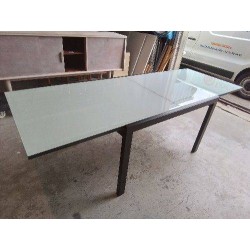 TABLE BOIS ET VERRE 