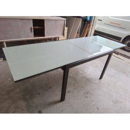 TABLE BOIS ET VERRE 