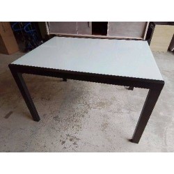 TABLE BOIS ET VERRE 