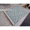 TAPIS MOTIF FEUILLES DE  DPALMIER 