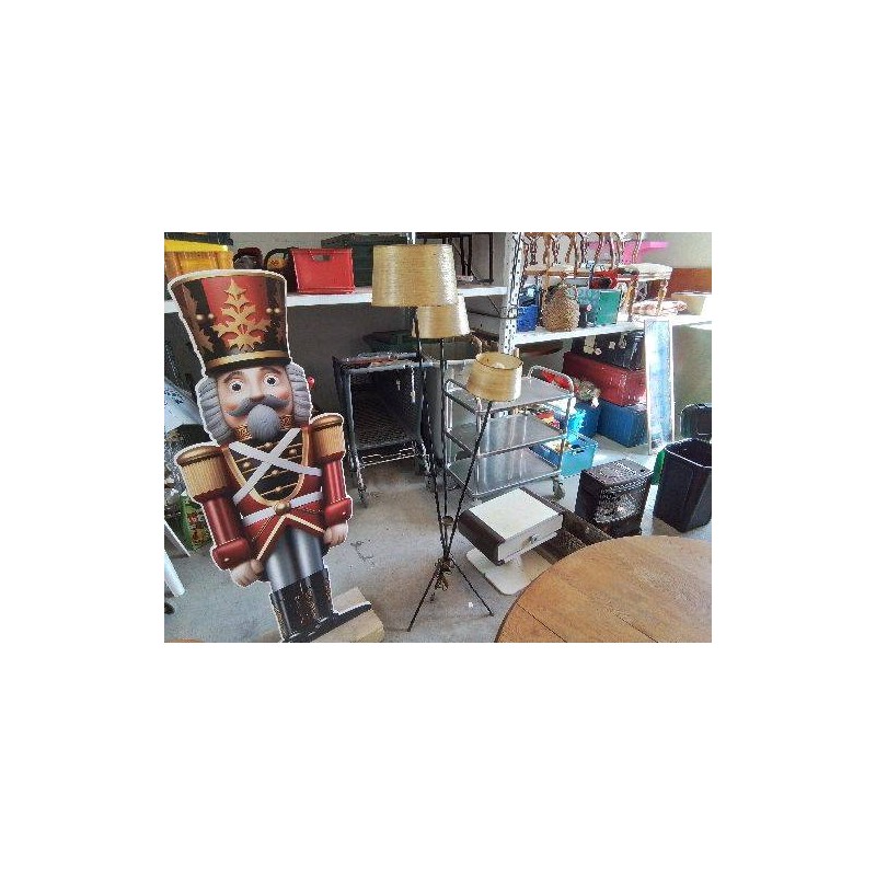 LAMPADAIRE 3 SPOT EN FER FORGÉ 