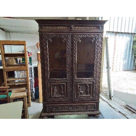 VITRINE BRETONNE XIX EME