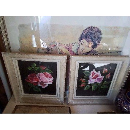 PETIT CADRE MOTIF FLORAL