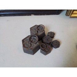 LOT DE 6 POIDS 