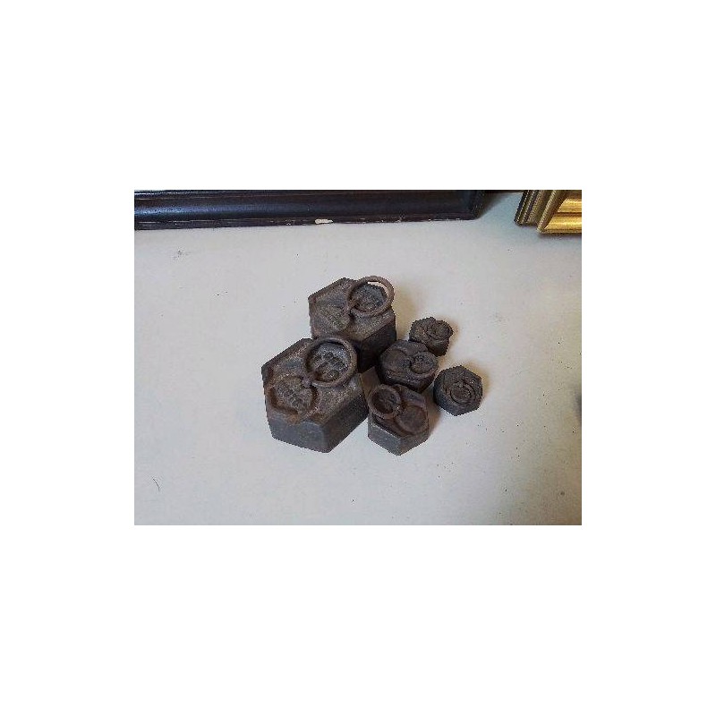 LOT DE 6 POIDS 