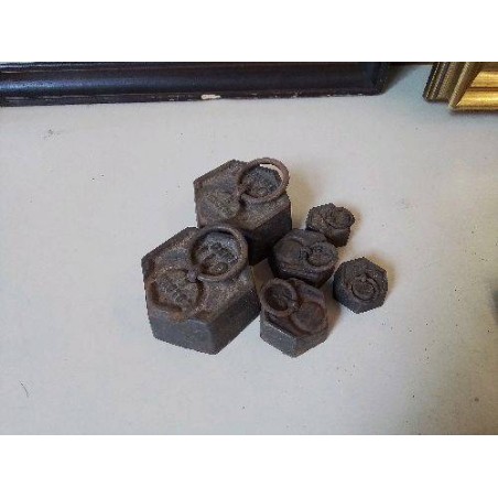 LOT DE 6 POIDS 