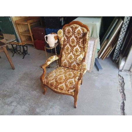 FAUTEUIL VOLTAIRE TAPISSÉE 
