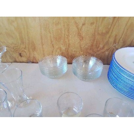 LOT DE 6 BOL EN PYREX