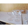 LOT DE 4 COUPES EN VERRE