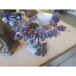 ARBRE EN PIERRE D’AMÉTHYSTE 