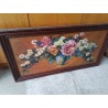 PEINTURE SUR BOIS ’ BOUQUET DE FLEURS’