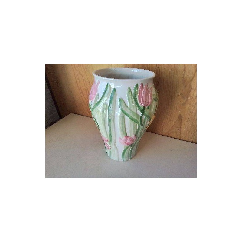 GRAND VASE DECORS TULIPE