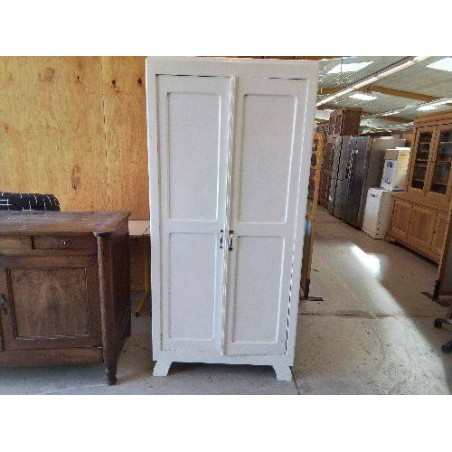 ARMOIRE BLANCHE  DEUX PORTES 