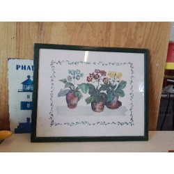 CADRE DÉCORATIF TRIO PLANTE 