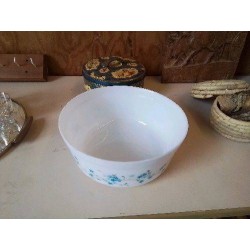 SALADIER ARCOPAL MYOSOTIS MOTIF FLORAL