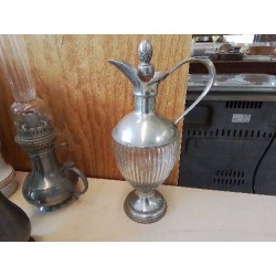 AIGUIERE ETAIN ET VERRE