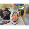 VASE MOTIF FLORAL CERAMIQUE VALLAURIS 
