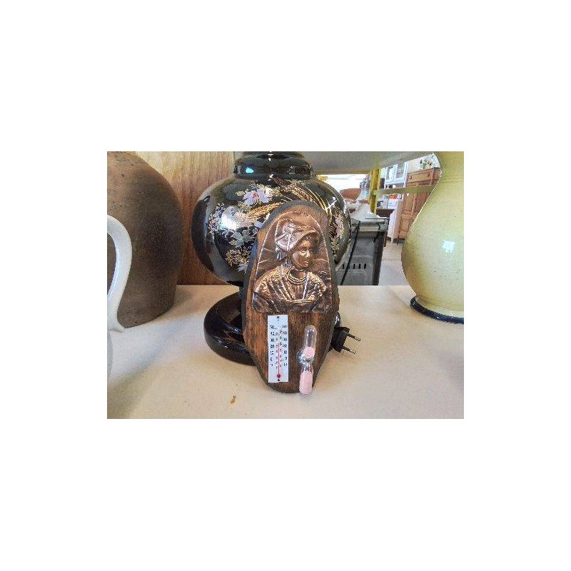 THERMOMÈTRE DECORATIF CUIVRÉ 