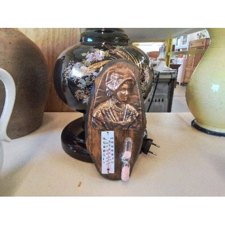 THERMOMÈTRE DECORATIF CUIVRÉ 