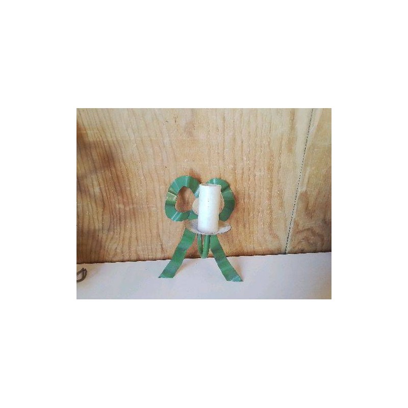 PETITE APPLIQUE BOUGEOIR NOEUD POUENA