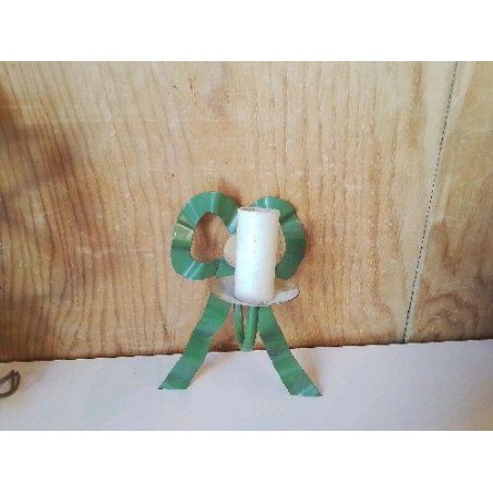PETITE APPLIQUE BOUGEOIR NOEUD POUENA