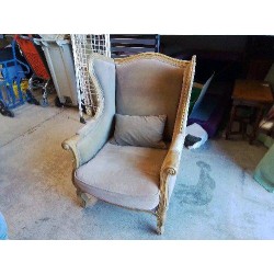 FAUTEUIL BERGÈRE COULEUR TAUPE