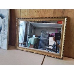 MIROIR CADRE DORÉ 