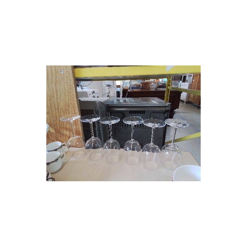 LOT DE 6 VERRE À VIN EN CRISTAL 