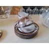 TASSE PORCELAINE FINE MOTIF ASIATIQUE 
