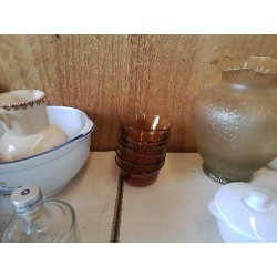 BOL ORANGE EN VERRE