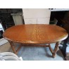 TABLE OVALE EN CHÊNE 