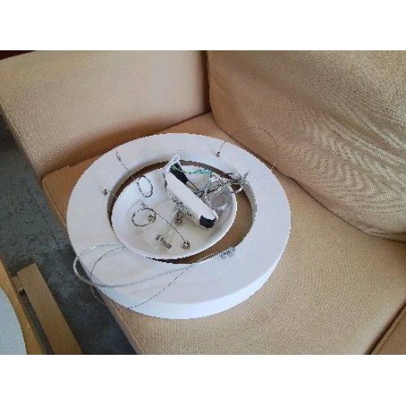 SUSPENSION RONDE BLANCHE 